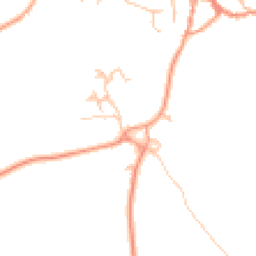 Daytime road noise heatmap for CV35 0DN