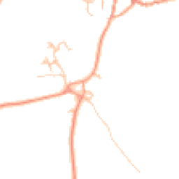 Daytime road noise heatmap for CV35 0DU