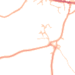 Daytime road noise heatmap for CV35 0DW