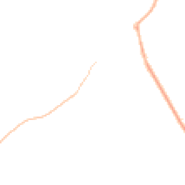 Night-time road noise heatmap for CV35 0EN