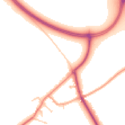 Daytime road noise heatmap for CV35 0HD