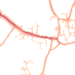 Daytime road noise heatmap for CV35 0HR