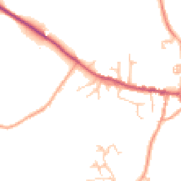 Daytime road noise heatmap for CV35 0HY