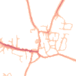 Daytime road noise heatmap for CV35 0JN