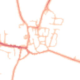 Daytime road noise heatmap for CV35 0LJ