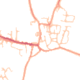 Daytime road noise heatmap for CV35 0LL