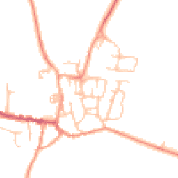 Daytime road noise heatmap for CV35 0LQ