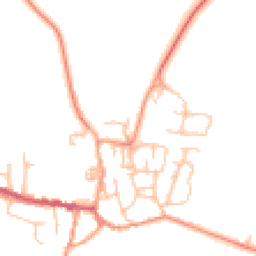 Daytime road noise heatmap for CV35 0LT