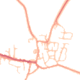 Daytime road noise heatmap for CV35 0LW