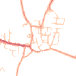 Daytime road noise heatmap for CV35 0LX