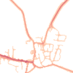 Daytime road noise heatmap for CV35 0LZ