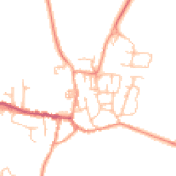 Daytime road noise heatmap for CV35 0NW