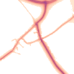 Daytime road noise heatmap for CV35 0NX