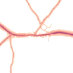 Daytime road noise heatmap for CV35 0PG