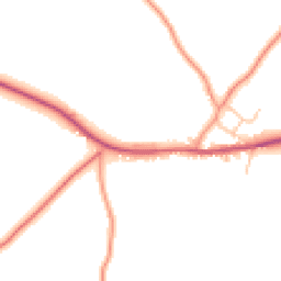 Daytime road noise heatmap for CV35 0PP
