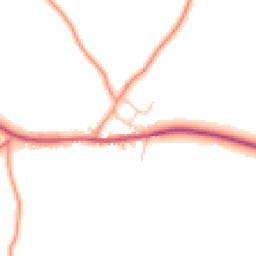 Daytime road noise heatmap for CV35 0PS