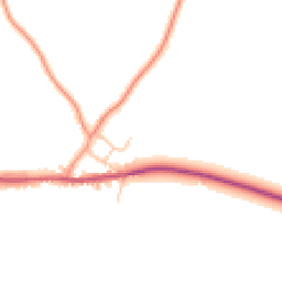 Daytime road noise heatmap for CV35 0PW