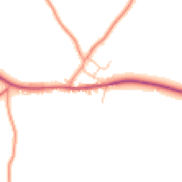 Daytime road noise heatmap for CV35 0PZ