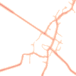 Daytime road noise heatmap for CV35 0SB