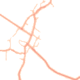 Daytime road noise heatmap for CV35 0SU