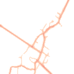 Daytime road noise heatmap for CV35 0SZ