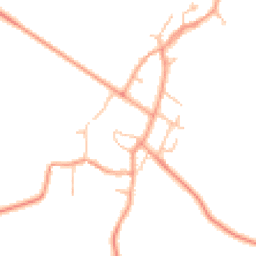 Daytime road noise heatmap for CV35 0TF