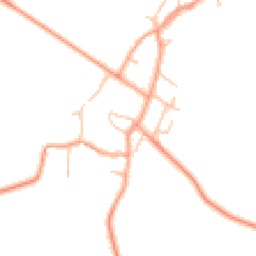 Daytime road noise heatmap for CV35 0TJ