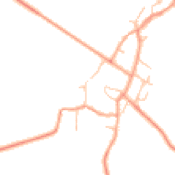 Daytime road noise heatmap for CV35 0TS