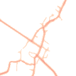 Daytime road noise heatmap for CV35 0TU