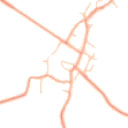 Daytime road noise heatmap for CV35 0TX