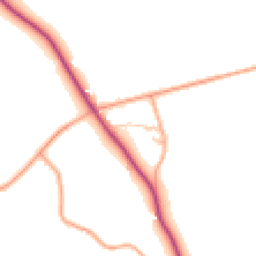 Daytime road noise heatmap for CV35 7BX