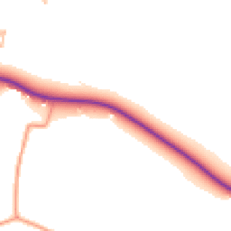 Daytime road noise heatmap for CV35 7DZ