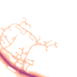 Daytime road noise heatmap for CV35 7FD