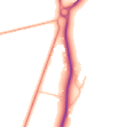 Daytime road noise heatmap for CV35 7HW