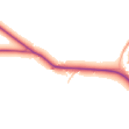 Daytime road noise heatmap for CV35 7JJ