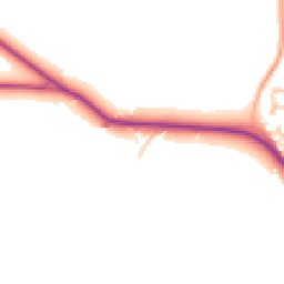 Daytime road noise heatmap for CV35 7JL