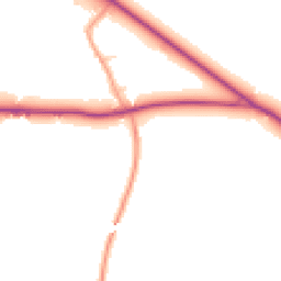 Daytime road noise heatmap for CV35 7LD