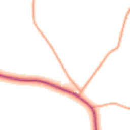 Daytime road noise heatmap for CV35 7NQ
