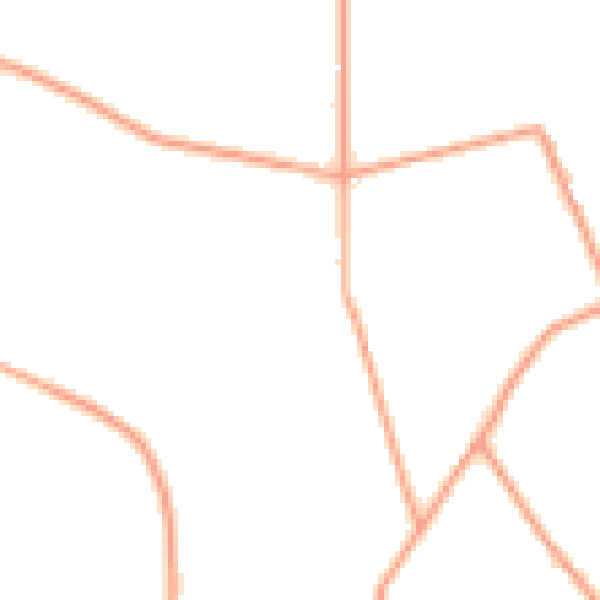 Daytime road noise heatmap for CV35 7NS