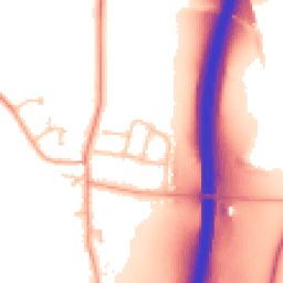 Daytime road noise heatmap for CV35 7QE