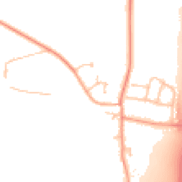 Daytime road noise heatmap for CV35 7QF