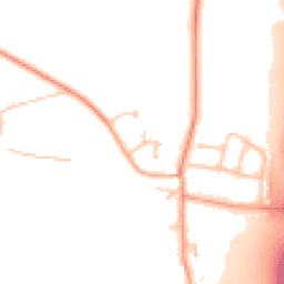 Daytime road noise heatmap for CV35 7QJ