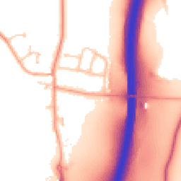 Daytime road noise heatmap for CV35 7QL