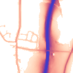 Daytime road noise heatmap for CV35 7QW