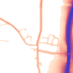 Daytime road noise heatmap for CV35 7RB