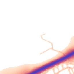 Daytime road noise heatmap for CV35 7RE