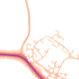 Daytime road noise heatmap for CV35 7SZ