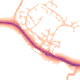 Daytime road noise heatmap for CV35 7TA