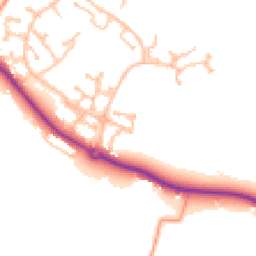 Daytime road noise heatmap for CV35 7TF