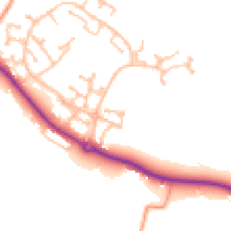 Daytime road noise heatmap for CV35 7TG